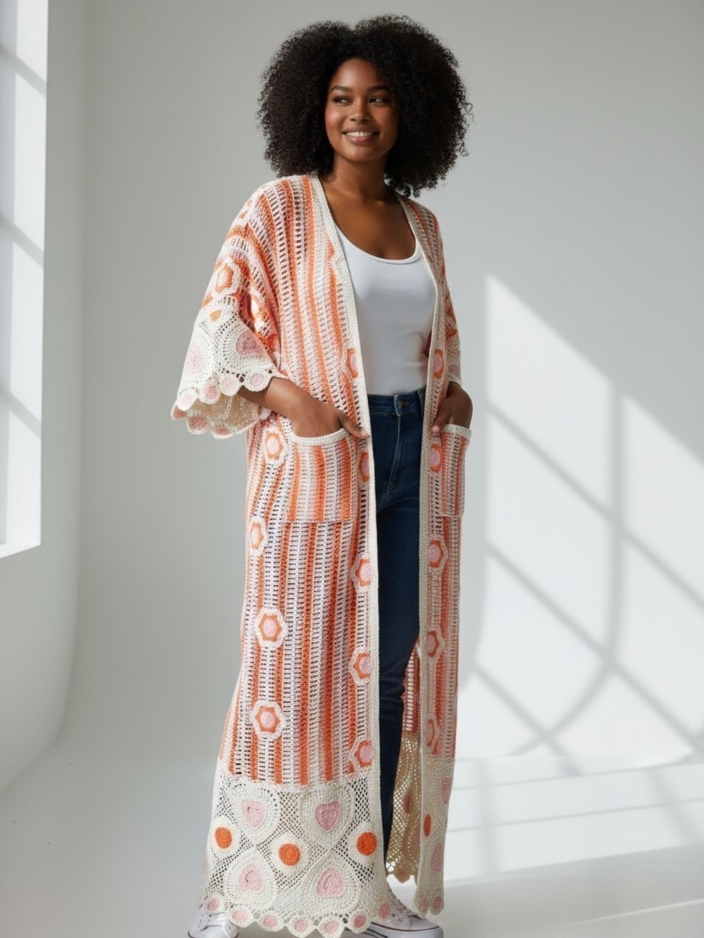 POL Crochet Duster